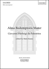 Alma Redemptoris Mater SSAA choral sheet music cover